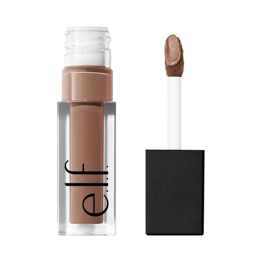 e.l.f. Liquid Velvet Eyeshadow, Crease-Resistant Liquid-to-Powder Eyeshadow For A Rich, Soft-Matte Finish, Vegan & Cruelty-Free, Beige & Boujee
