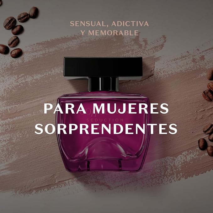 Coffee Woman Seduction Eau de Toilette, Long Lasting Perfume for Women, Sweet Floral Fragrance, 3.4 Ounce