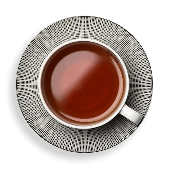 Dammann Freres Sachets, Jardin Bleu Tea Bags, Premium Gourmet French Black Tea, Blend Strawberry, Rhubarb Flavors, Individually Wrapped, 24 Count (Single Pack)