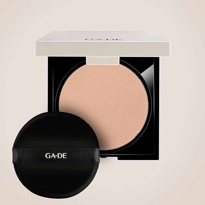 GA-DE Longevity Second Skin Pressed Powder - Face Makeup - Blurs Imperfections and Smooths Fine Lines - 508 Deep - 0.39 oz Foundation Powder