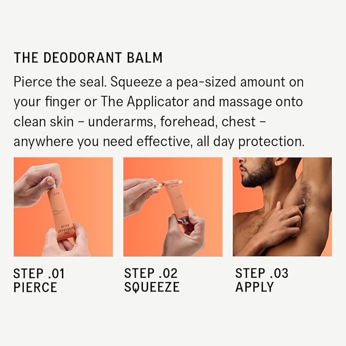 AKT Deodorant Balm 1.7 Fl Oz, Natural Deodorant for Men and Women, Award-Winning, Multi-use, Cream Deo Without Aluminum, Sc.04 Halcyon Summers, Plastic Free, All Genders