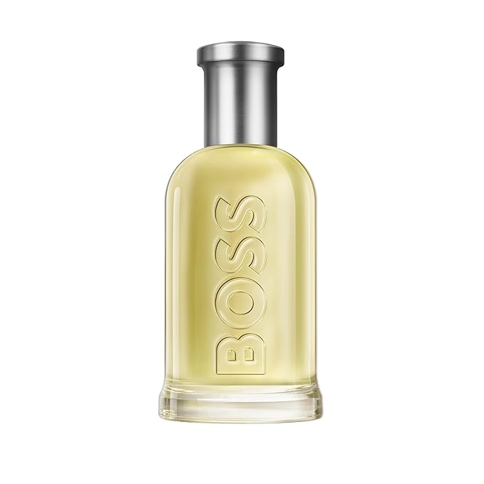 Hugo Boss Bottled Eau de Toilette – Woody Men's Cologne – With Notes of Apple, Cinnamon & Wood – Long Lasting Fragrance