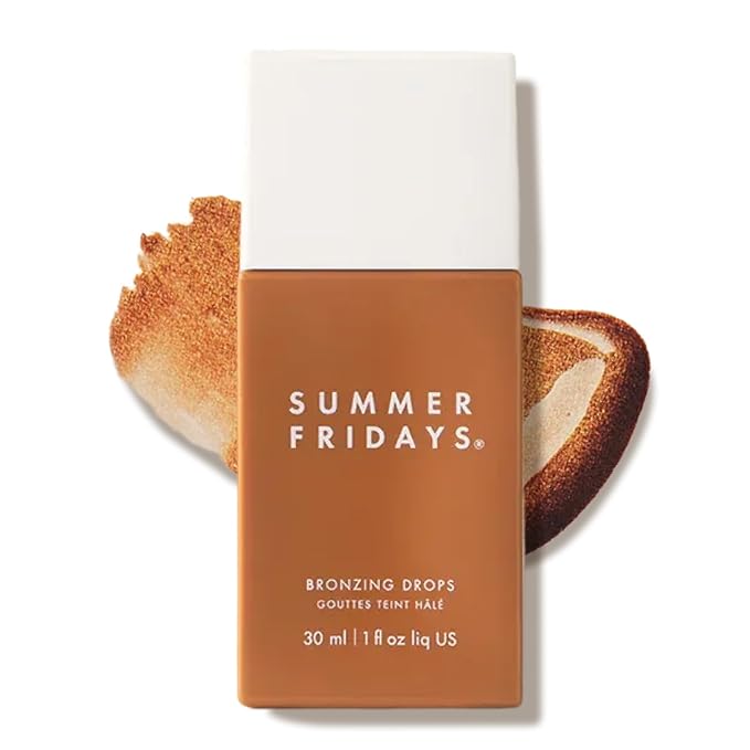 Summer Fridays Bronzing Drops - Hydrating Serum-Like Formula with Hyaluronic Acid - Hybrid-Makeup with Skincare Benefits - Help Support a Healthy Skin Barrier - Soft, Dewy Finish (1 Fl Oz)