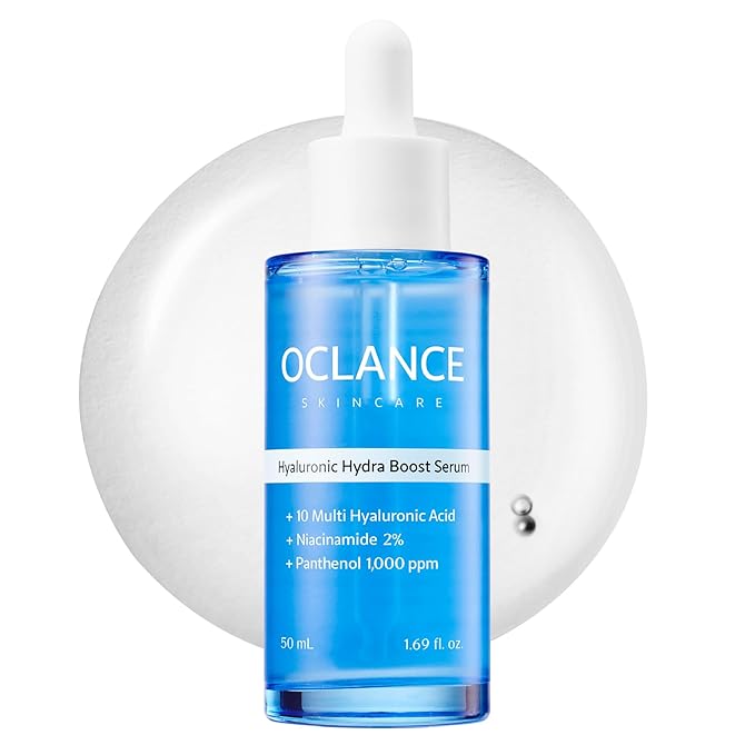 Hyaluronic Hydra Boost Serum with 10 Multi Hyaluronic Acid, Niacinamide, Panthenol | Lightweight, Hydrating for Glowing Skin | Non-Greasy, Fragrance-Free, Korean Skincare | 50ml / 1.69 fl. oz