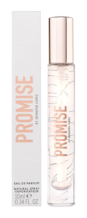 Jennifer Lopez Promise Perfume, Eau De Parfum Purse Spray 0.34 Fl Oz (10 ml) Floral Woody Womens Perfume, Notes of Citrus, Amber, Dewy Honeysuckle