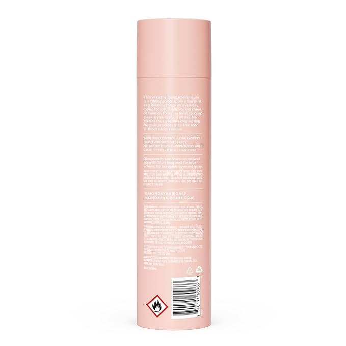 MONDAY HAIRCARE SLEEK HOLD Hairspray for long-lasting finish 329 mL