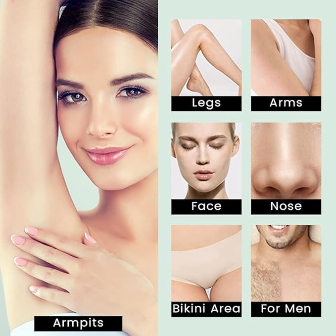 Waxer II Deluxe Waxing Kit for Women and Men Non-Sticky, Teflon-Coated - Wax Warmer for Hair Removal incl. 600g Wax Beads, 30 Spatulas