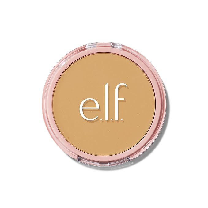 e.l.f. Halo Glow Powder Filter, Ultra-fine Finishing Powder, Smooths The Look of Pores & Fine Lines, Creates A Soft-Focus Glow, Vegan & Cruelty-Free, Medium Neutral