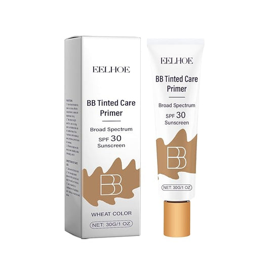 BB Tinted Moisturizer SPF 30, Full Coverage Light-Medium Skin Color Light Hydrating & Smoothing. (wheat color)