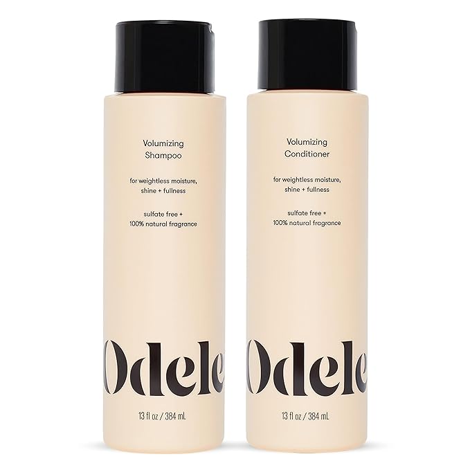 Odele Volumizing Sulfate-Free Shampoo & Conditioner Gift Set, Adds Moisture, Shine, and Fullness for Straight or Wavy Hair Types, 13 Fl Oz Each (2-Pack)