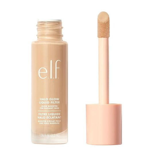 e.l.f. Halo Glow Liquid Filter, Complexion Booster For A Glowing, Soft-Focus Look, Infused With Hyaluronic Acid, Vegan & Cruelty-Free, 00 Fair