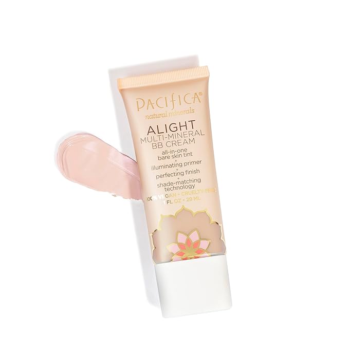 Pacifica Alight Multi-Mineral BB Cream – Shade 11 Light Tinted Moisturizer & Primer in One, Sheer Glowing Coverage, Hydrates, Primes & Perfects, 100% Vegan Cruelty Free Dermatologist Tested
