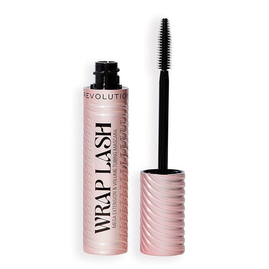 Revolution Beauty London, Wrap Lash Tubing Mascara, Smudge-Proof & Water-Resistant for Length & Volume, Vegan & Cruelty-Free, Black, 0.28 fl oz