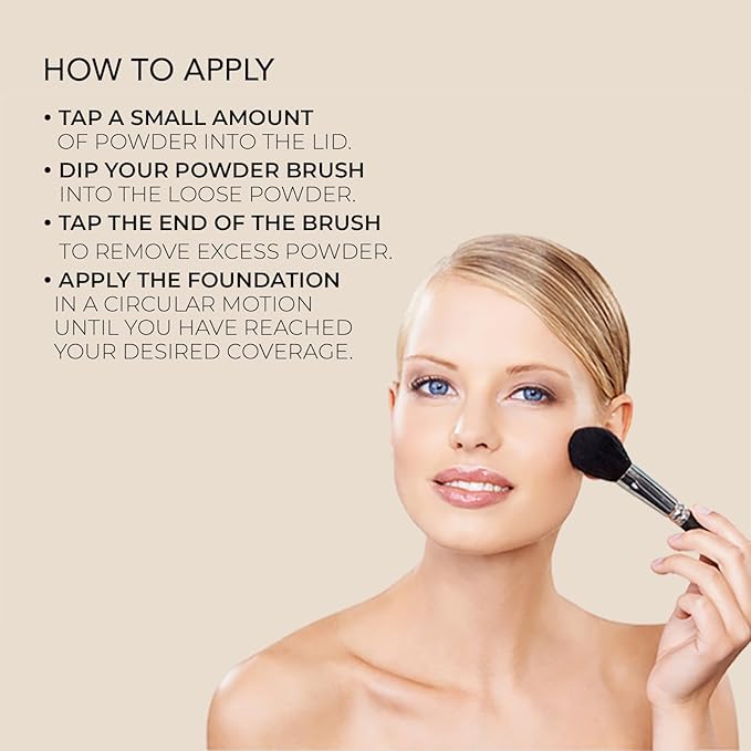 Bellapierre Mineral Foundation SPF 15 – Loose Powder Foundation, Full Coverage Mineral Makeup with Matte Finish – Vegan, Cruelty Free, Hypoallergenic, Oil & Talc Free – 0.32 oz - Café