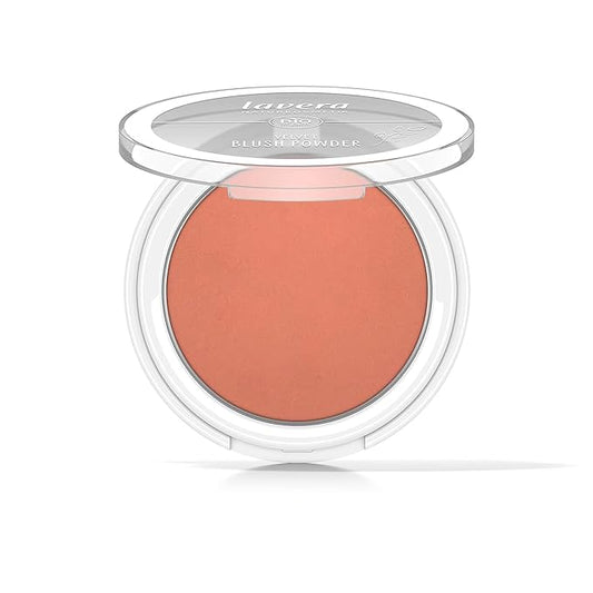 lavera Velvet Blush Powder -Rosy Peach 01- pink - almond oil & vitamin E - shimmering - velvety texture (1 x 5g)