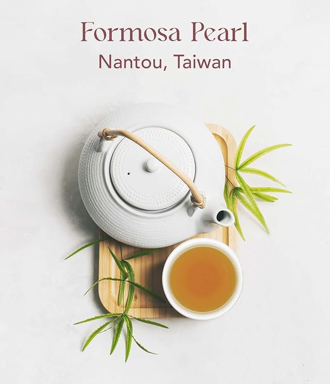 OOTINE, Formosa Pearl Taiwan Oolong Tea Bags (12 Sachets) | Roasted Nutty Notes | Hand-Picked Quality Whole Leaves in Plant-Based Sachets | Caffeine Alternative, Daily Antioxidant Support | Multiple Infusions
