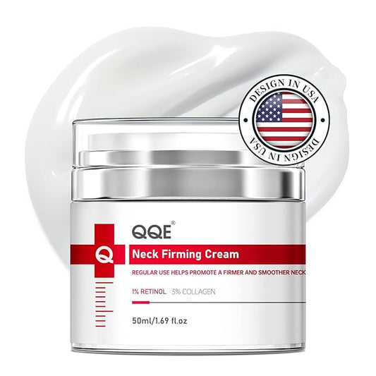 Neck Firming Cream with Retinol, Collagen & Hyaluronic Acid, Instant Lift & Tightening, Anti-Aging & Wrinkle Cream for Women & Man, Hydrating and Nourishing Tighten and Lift Neck Cream - 1.69Fl Oz