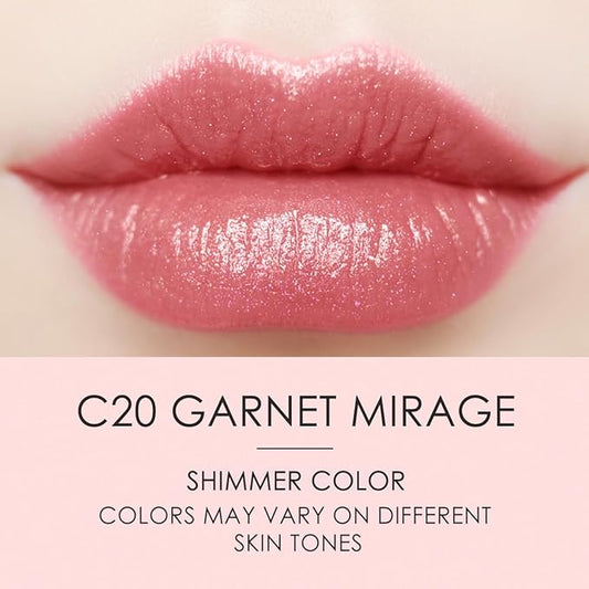 CATKIN Tinted Lip Balm Glitter Lip Stain Ultra Hydrating Lip Moistrurizer Shimmer Glow with Vitamin E Nourishing For Cracked & Dry Lips 0.12 oz C20