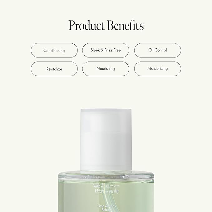 Sunday Refresh Lime Hair Essence with Vitamin C, Tea Tree Leaf Oil, and Green Mint - Enhancing Hair Vitality, Citrus Scent, Paraben-Free (50ml / 1.69 fl. Oz)