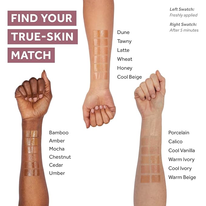 No7 Restore & Renew Multi Action Serum Foundation - Porcelain - Liquid Foundation Makeup with Vitamin C, Vitamin E & Collagen for Face - Beauty Skin Serum Formula with Medium Coverage (30ml)