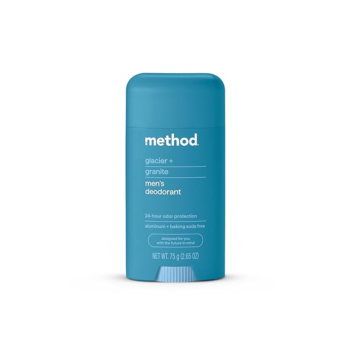 Method Deodorant, Glacier + Granite, 24 Hour Odor Protection, 2.65 oz