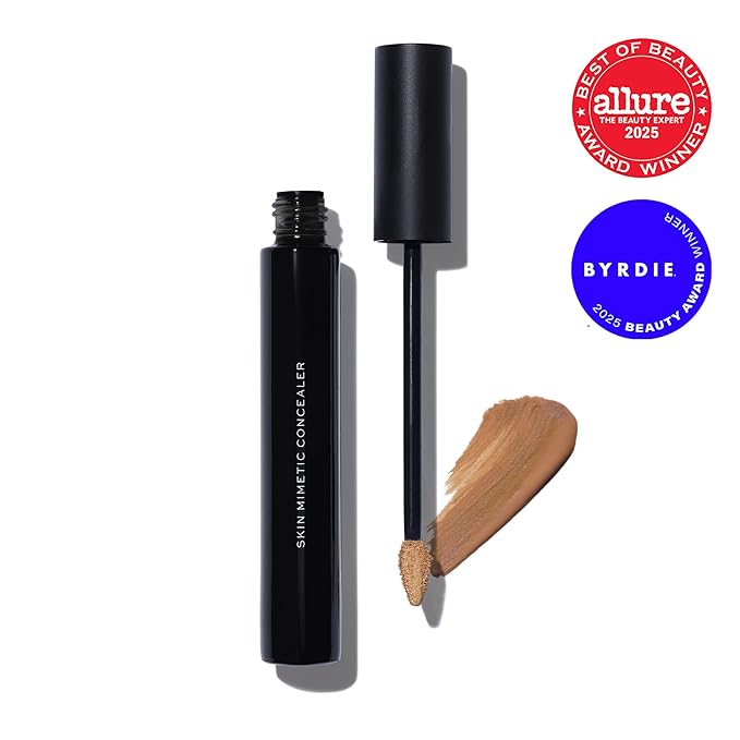 MAKE Beauty Skin Mimetic Concealer Buildable Medium Coverage Hydrating Concealer for Dark Circles Spot Concealing Brightening Crease-Free, Including Mature Skin. Radiant Finish. 11 Tan Olive