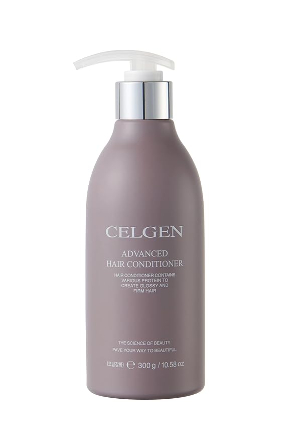 CELGEN] Advanced Hair Conditioner for Smooth, Shiny & Tangle-Free Hair – Collagen & Botanical Extracts, Deep Moisture & Frizz Control,10.58 Oz./ 300g