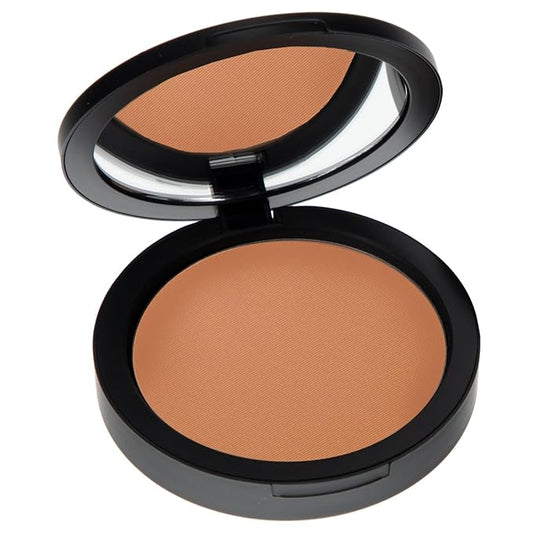 Mineral Dual Powder - 4-in-1 Pressed Mineral Foundation with SPF 15 for Flawless Glow - Oil-Free, Talc-Free, Gluten-Free, 0.45 oz (Toasted - Medium Dark Tan) by Mommy Makeup