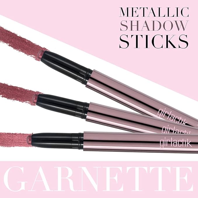 Girlactik Metallic Shadow Stick - Garnette (Pearlized Maroon Wine) - 2 g / .07 oz