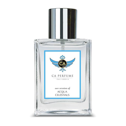CA Perfume Impression of Acqua Celest for Women and Men Long Lasting Unisex Fragrance Eau De Parfum 1.7 Fl Oz 50ml