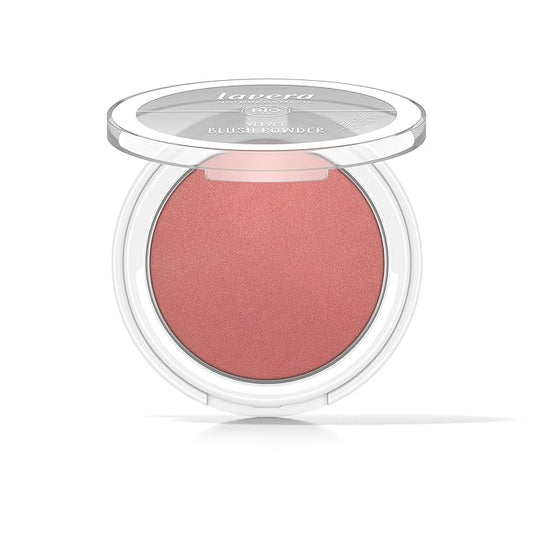 lavera Velvet Blush Powder - Pink Orchid 02 - pink - almond oil & vitamin E - shimmering - velvety texture (1 x 5g)