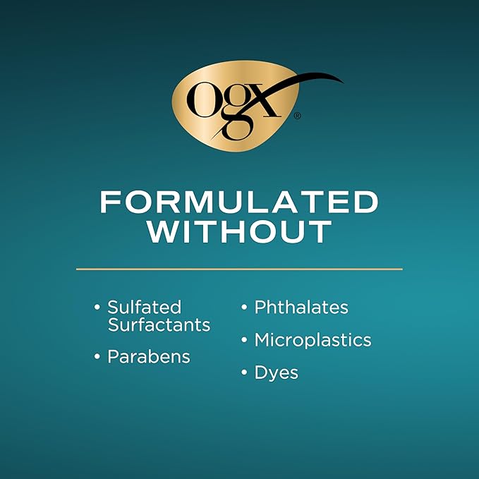 OGX Thick & Full + Biotin and Collagen for Hair Volume & Body, Sulfate Free Volumizing Shampoo & Conditioner Set for Fine & Thinning Hair, Nutrient-Infused, Vitamin B7, 13 fl oz, 2 Pack