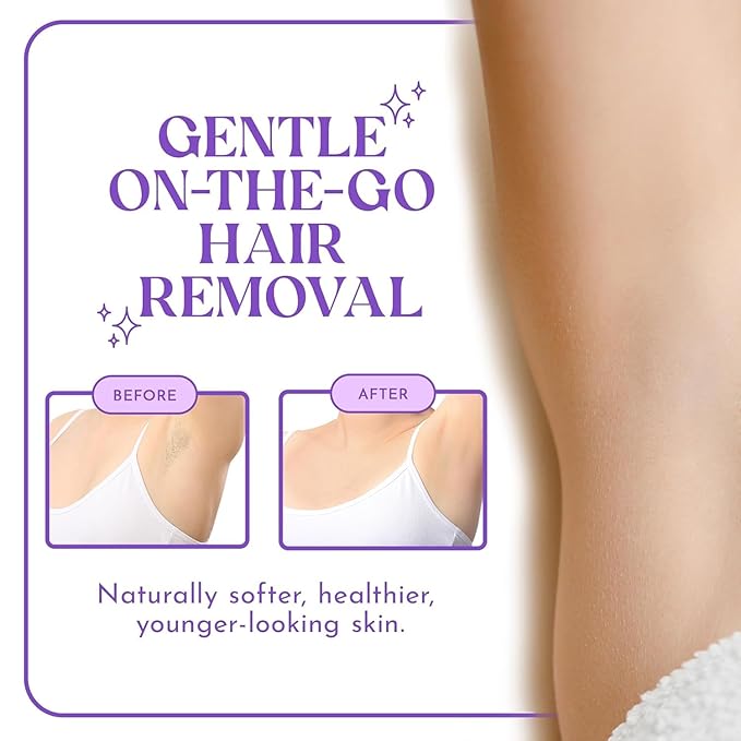 MOOM Express Wax Strips with Chamomile & Lavender, Hair Removal Kit with Finishing Oil – Legs, Bikini, Face & Body, 10 Double-Sided Strips (2 Pack), 40 Count