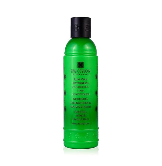 SPA CEYLON Aloe Vera Watergrass Nourishing Hair Conditioner | Nourishes Strengthens and Boosts Volume for Thin Weak and Fragile Hair