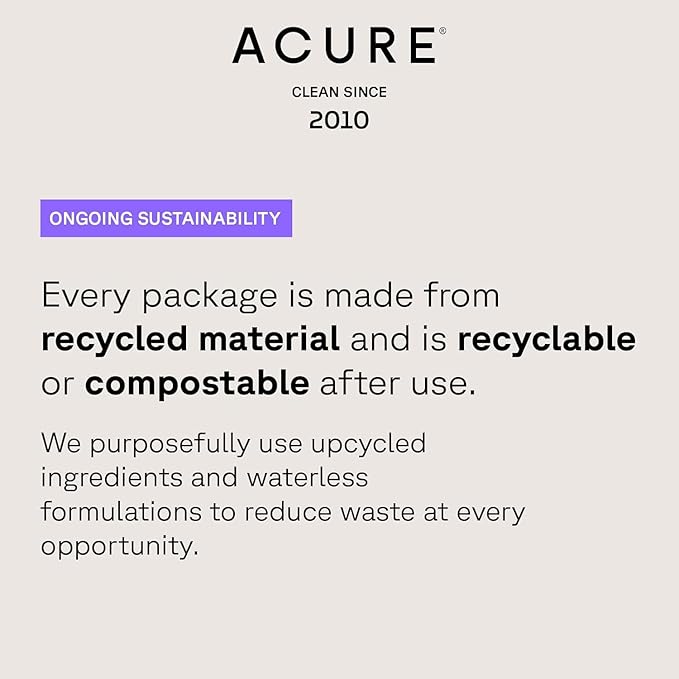 Acure Vivacious Volume Conditioner - Volumizing Conditioner for Women & Men, Lightweight & Moisturizing for Fine, Thinning Hair, Boost & Lift Thin Hair, Paraben & Sulfate Free, Vegan- 8 fl oz (2 Pack)