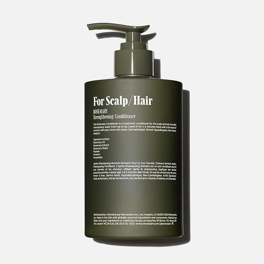 Nécessaire Rosemary Conditioner With Pump | Multi-Protein Strengthening Conditioner For Thinning Hair. For Women + Men. Good For All Hair Types/Textures. Color-Safe. 500 ml / 16.9 oz