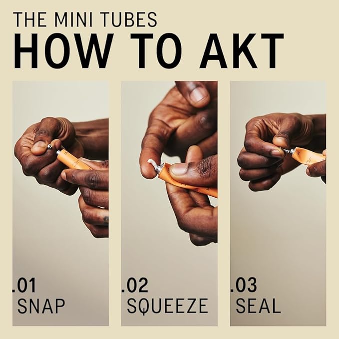 AKT Mini Deodorant Balms Discovery Set, Pack of 5 x 0.16 Fl Oz, Natural Deodorants for Men and Women, Award-Winning, Multi-use, Cream Deo Without Aluminum, Plastic Free, All Genders