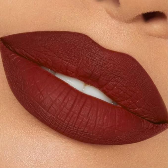 M2U NYC Rosewood Matte Liquid Lipstick – Long Lasting High Impact Color with Up to 17H Wear – Matte Lipstick for Women – No Budge, Lightweight Creamy Vegan Formula Infused with Jojoba Oil - Queens