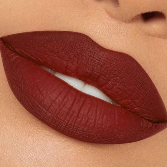 M2U NYC Rosewood Matte Liquid Lipstick – Long Lasting High Impact Color with Up to 17H Wear – Matte Lipstick for Women – No Budge, Lightweight Creamy Vegan Formula Infused with Jojoba Oil - Queens