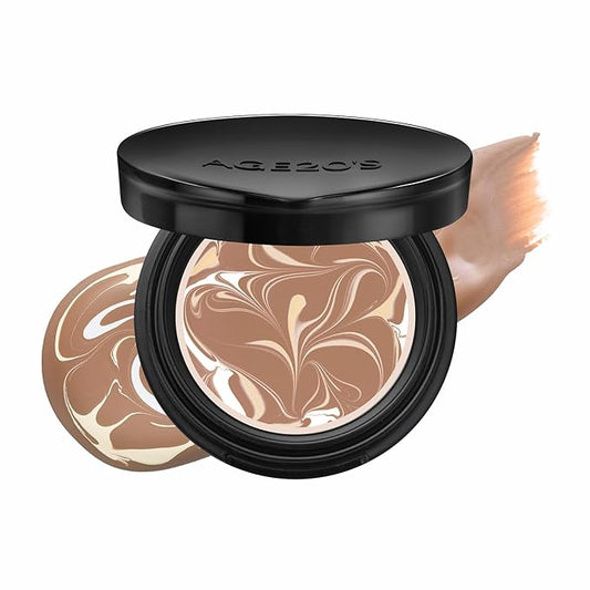 [MINI SIZE] AGE20'S Signature Essence Pact | 29C | Vegan Korean Cushion Foundation | Pack of 1 | Cream Foundation, Dewy & Glow Finish, Natural Coverage, SPF 50+ | 0.14 oz