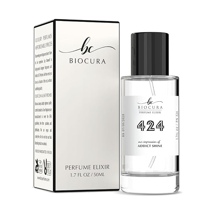 BC Perfume 424 Inspired by Addict Shine For Women Replica Fragrance Dupes Eau de Parfum Spray Bottle 1.7 Fl Oz/50ml-X1