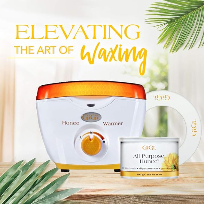 GiGi Hair Removal Wax Warmer, with All Purpose Honee, for 14 oz Wax Cans