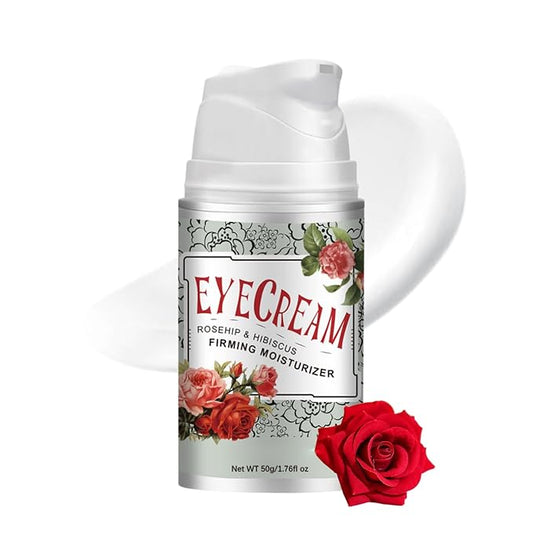 Rosehip Under Eye Cream for Dark Circles - Eye Cream Anti Aging - Anti Wrinkle eye cream for Puffiness and Bags Under Eyes - Firming Eye Serum for Women - Best Under Eye Treatment for Bags