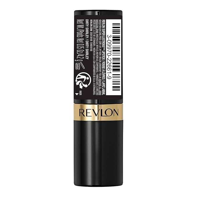 Revlon Super Lustrous Lipstick, Creamy Formula For Soft, Fuller-Looking Lips, Moisturized Feel, 808 Dirty Shirley, 0.15 oz