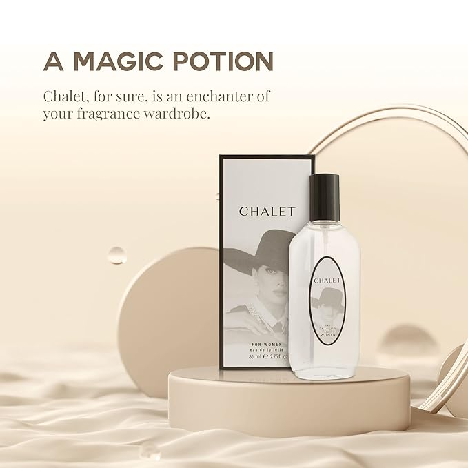 American Collection Perfume for Women – INSPIRED by A WORLD RENOWED WOMEN'S PERFUME – Freesia, Sage, Jasmine, Amber – Elegant, Fresh, Signature Scent, Long-Lasting Eau De Toilette 80 ml (Chalet 2)