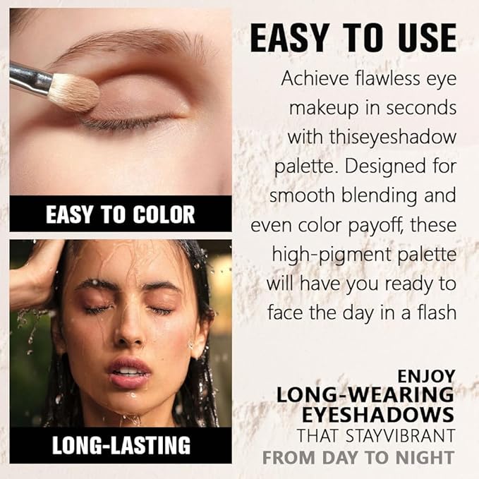 Champagne Shimmer Single Glitter Cream Eyeshadow Makeup, Rose Gold Cream Eye Shadow for Women, Sheer Pink Glitter Monochrome Eyeshadow Pigmented Waterproof, Sombras para Ojos, Girls Daily Gifts