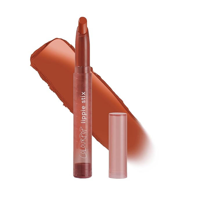ColourPop Lippie Stix - Long-Lasting Matte Lipstick Formulated with Vitamin E & Shea Butter for All Day Moisture - Rich, Dark Terracotta Lipstick - Paraben and Sulfate Free - Ziggie (0.4 oz)
