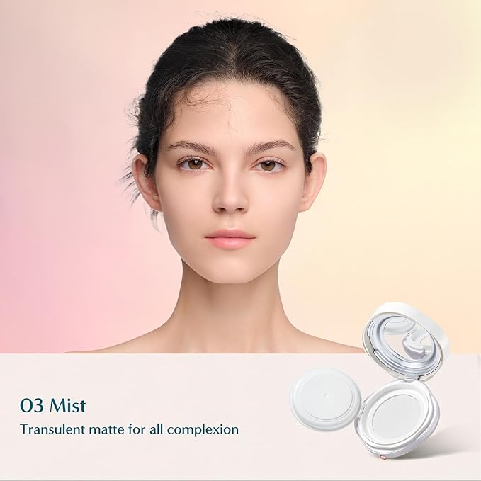 Florasis Flawless Jade Matte Breathable Color Long Lasting Correcting Loose Powder (03 Mist, 1 Count)