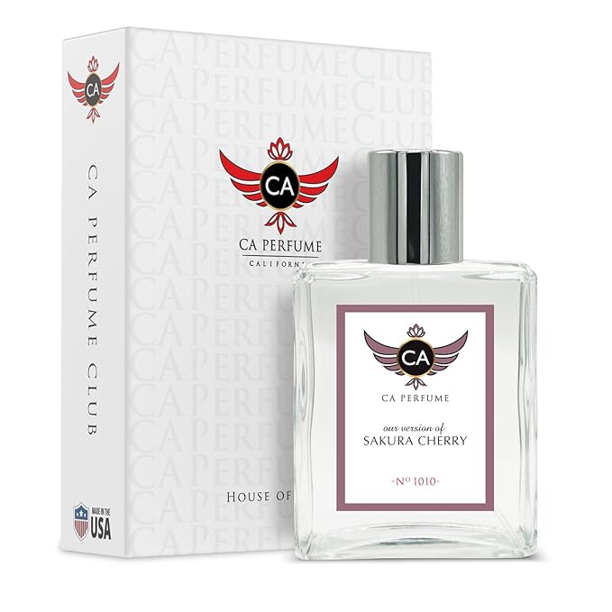 CA Perfume Impression of Sakura Cherry for Women & Men Eau De Parfum Spray Long Lasting Floral Perfume (3.4 Fl Oz / 100ml)
