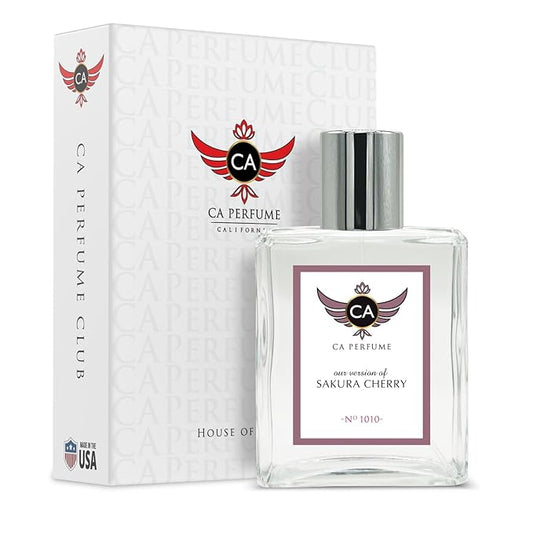 CA Perfume Impression of Sakura Cherry for Women & Men Eau De Parfum Spray Long Lasting Floral Perfume (3.4 Fl Oz / 100ml)